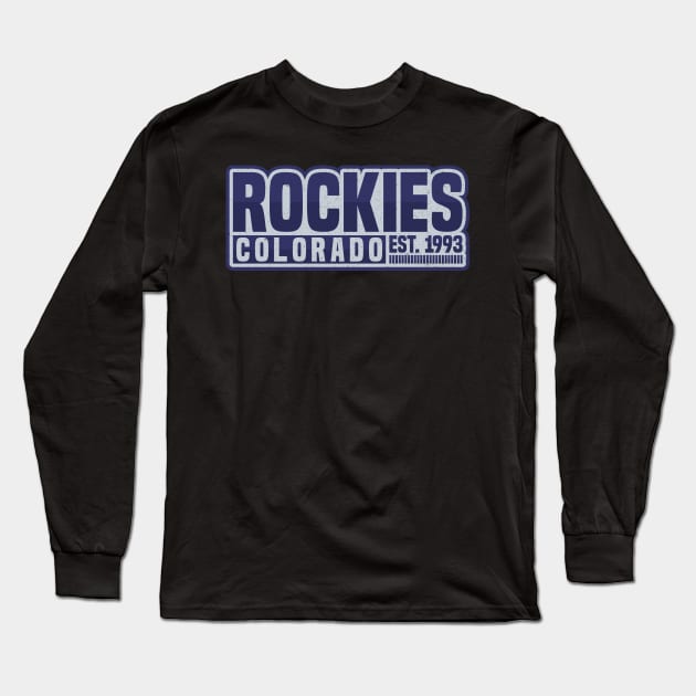 Colorado Rockies 01 Long Sleeve T-Shirt by yasminkul